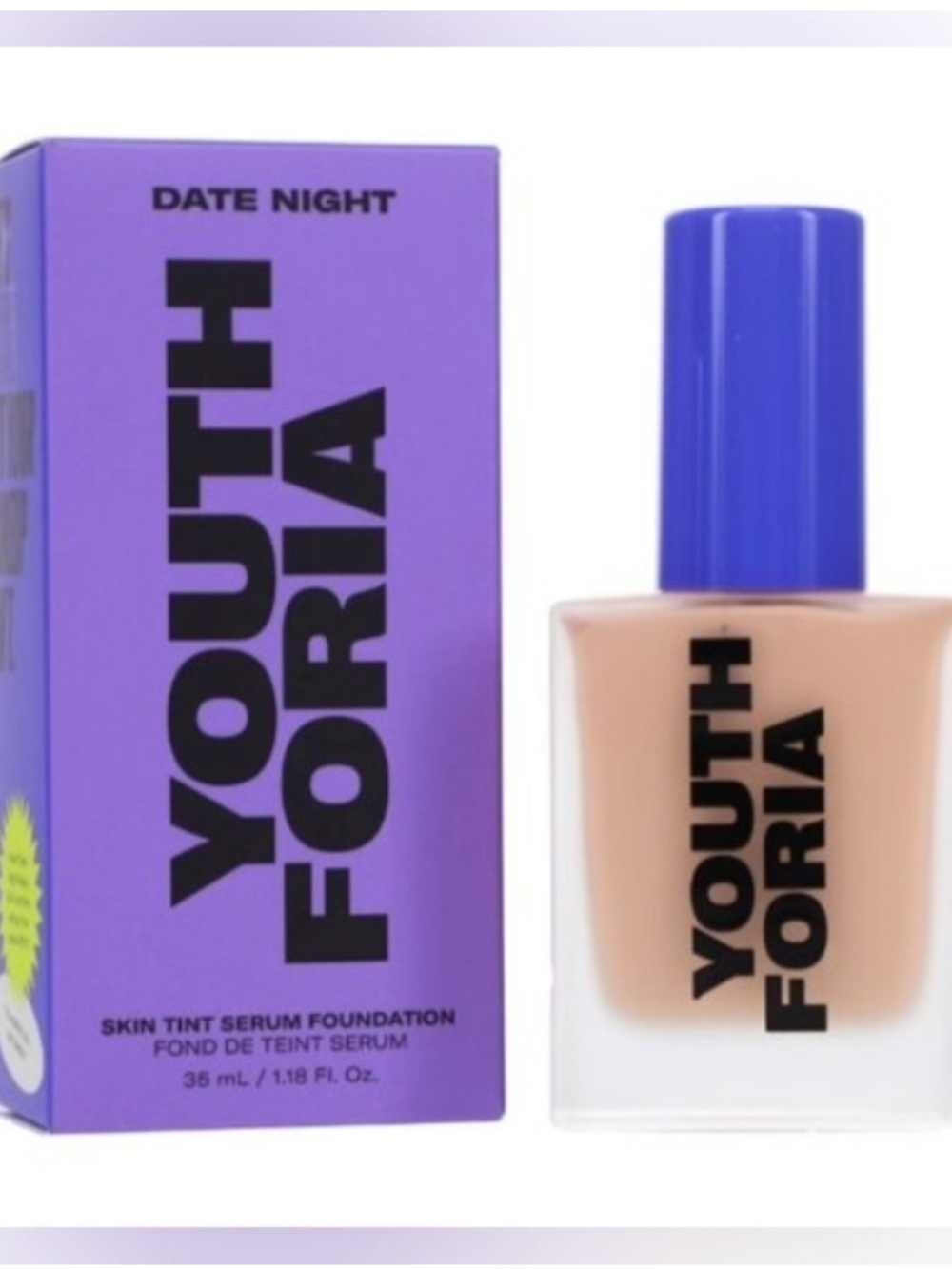 Youth Foria Date Night Skin Tint Serum Foundation – 120 Fair - DISCONTINUED